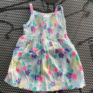 Carter’s Floral Multicolor Dress with built in Diaper Cover Size 18m